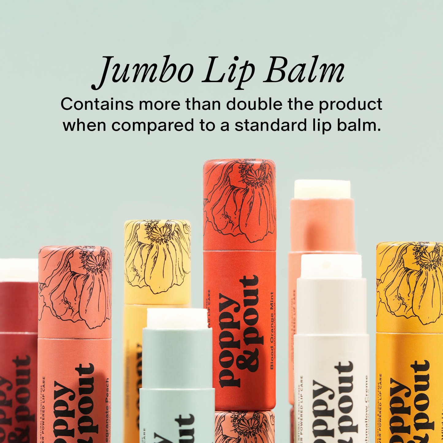 POPPY + POUT LIP BALM - ISLAND COCONUT