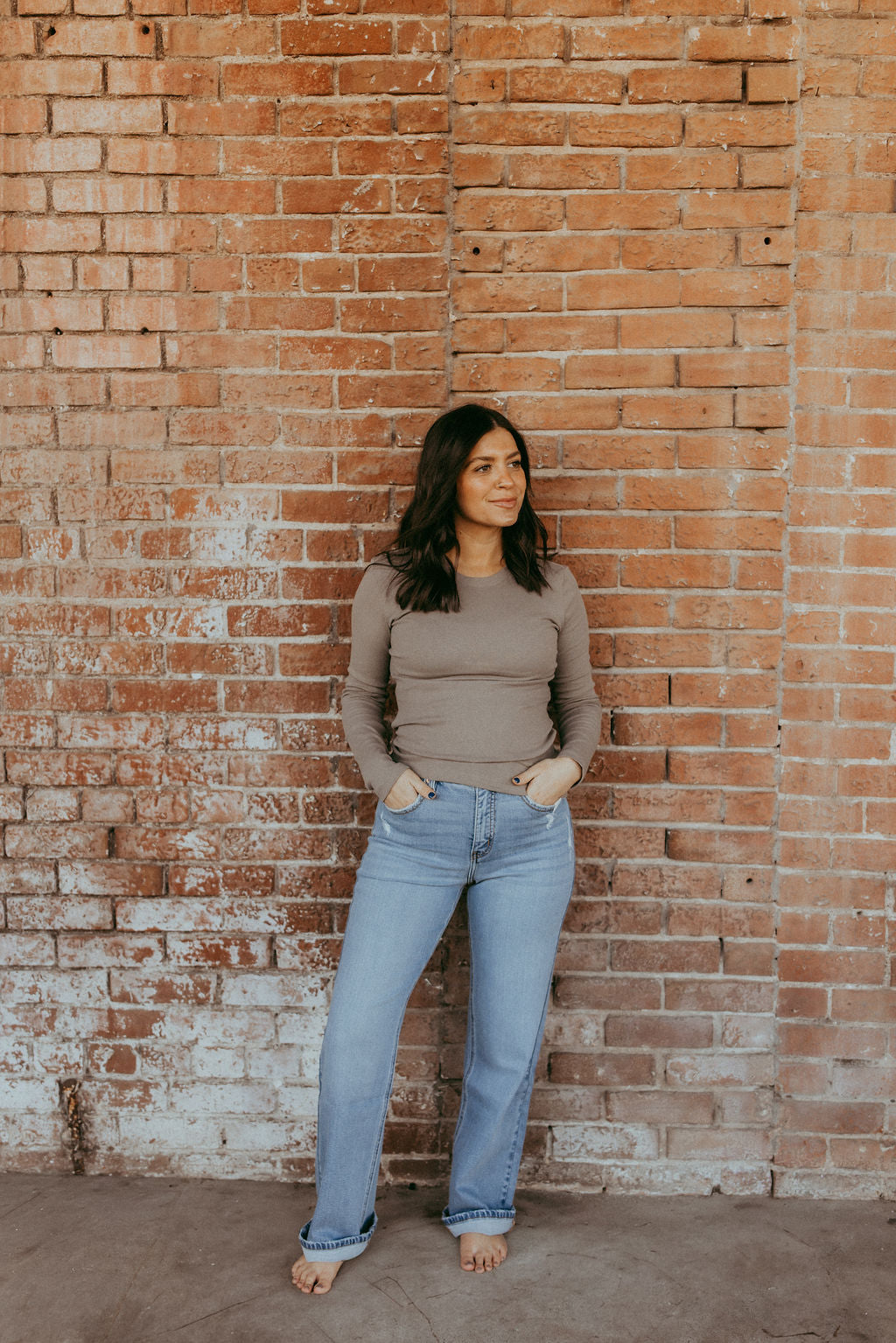 THE EVERYDAY RIBBED LONG SLEEVE