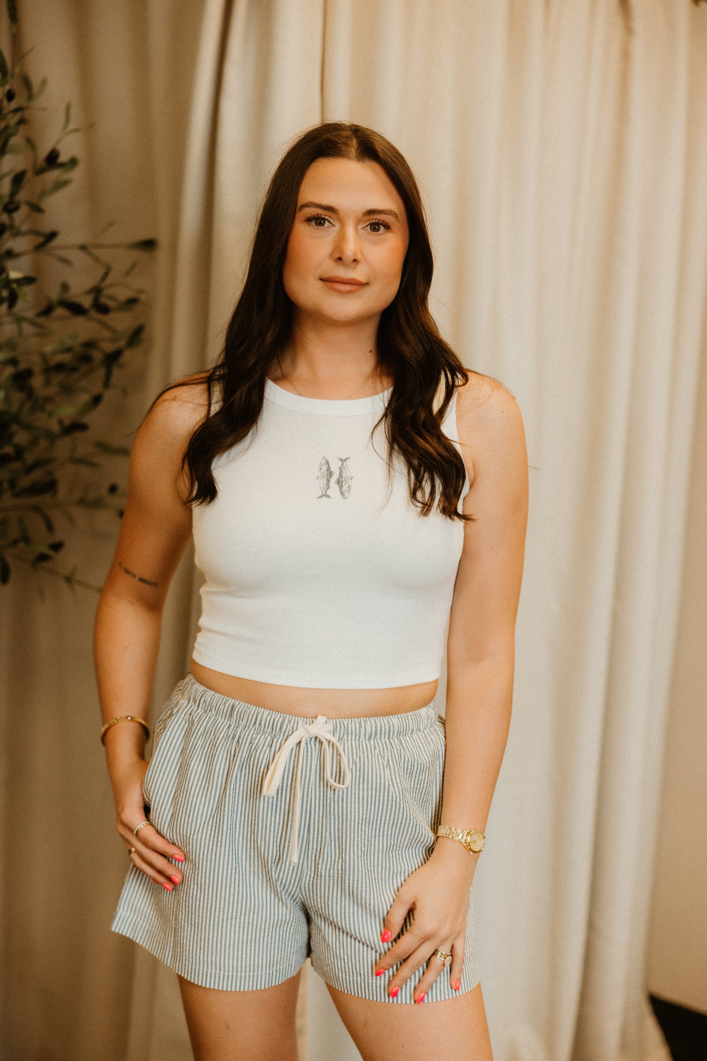 THE EVERYDAY STRIPED SHORT