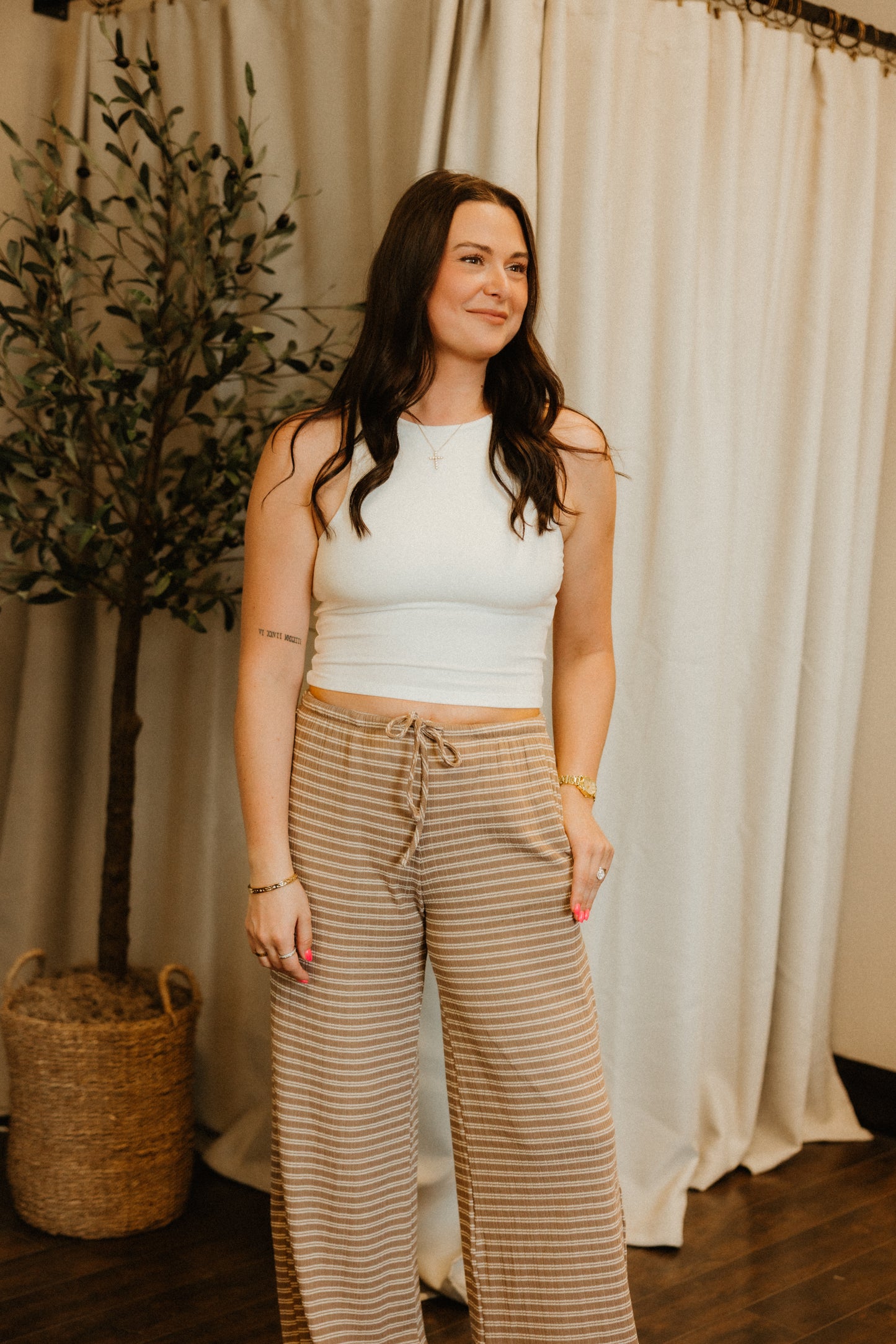THE SOHO STRIPE LOUNGE PANT