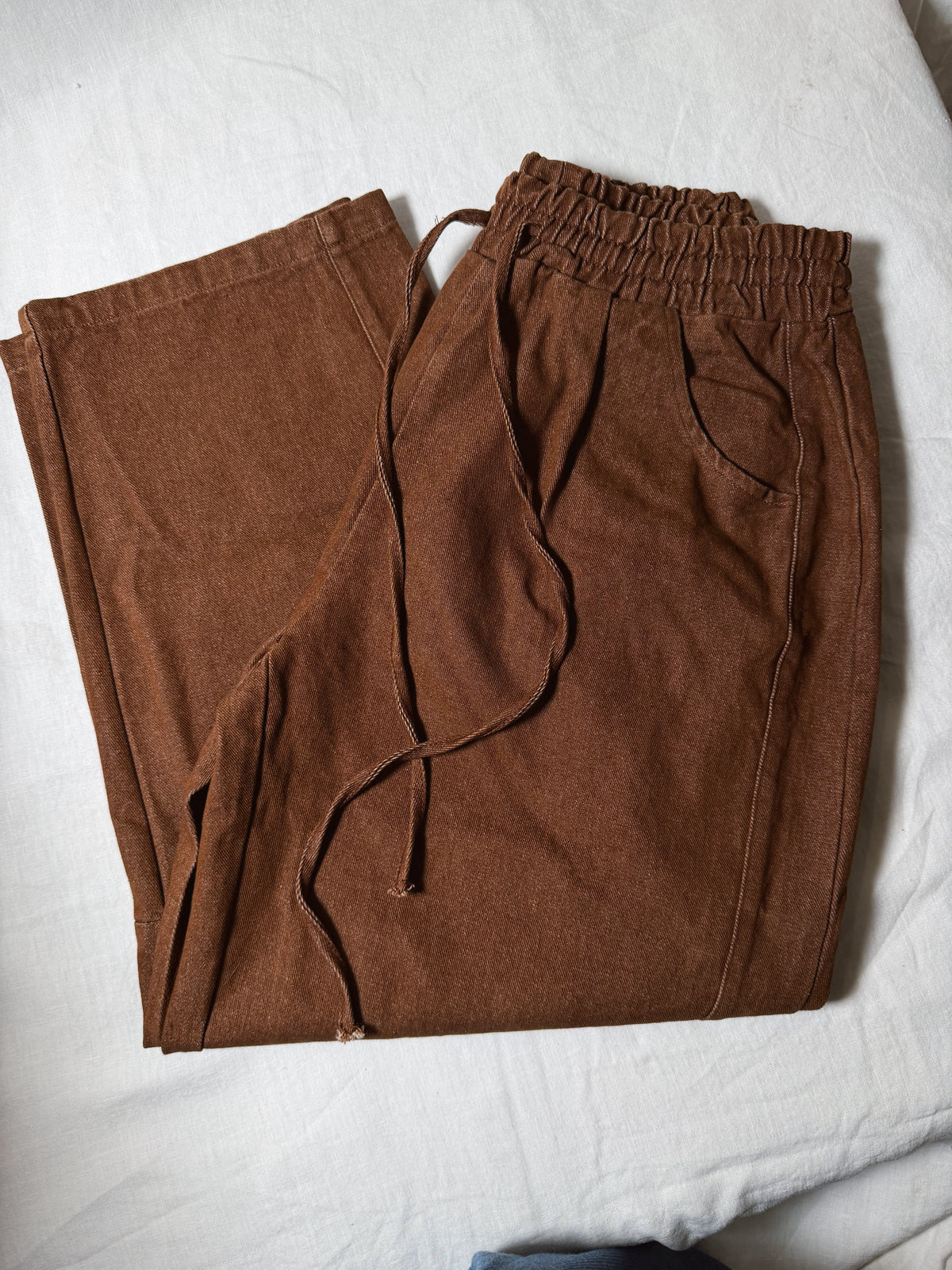 THE SLOUCHY WASHED BARREL PANT