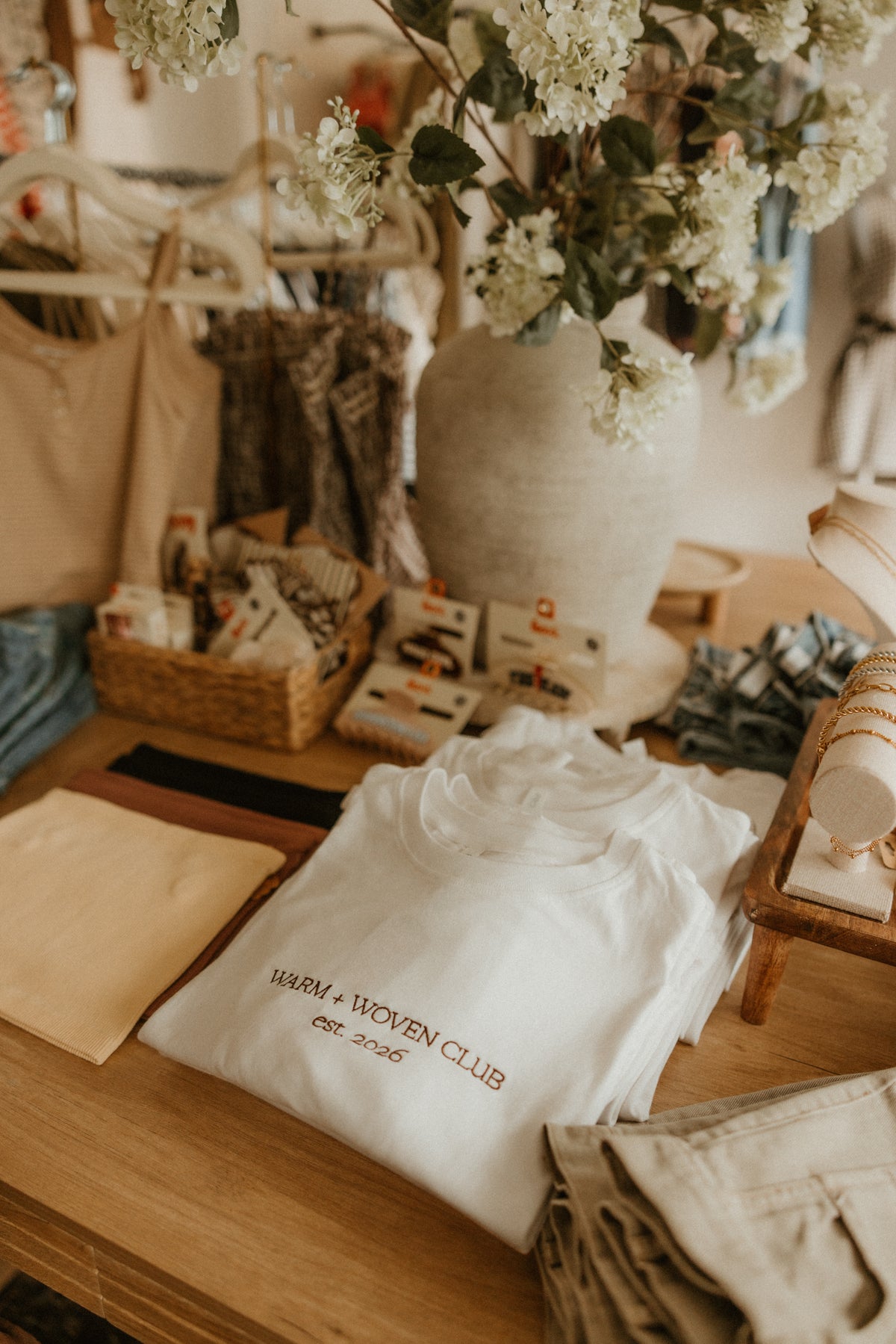 THE WARM + WOVEN OVERSIZED TEE