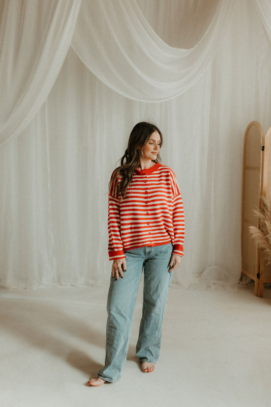 THE STRIPE CARDIGAN