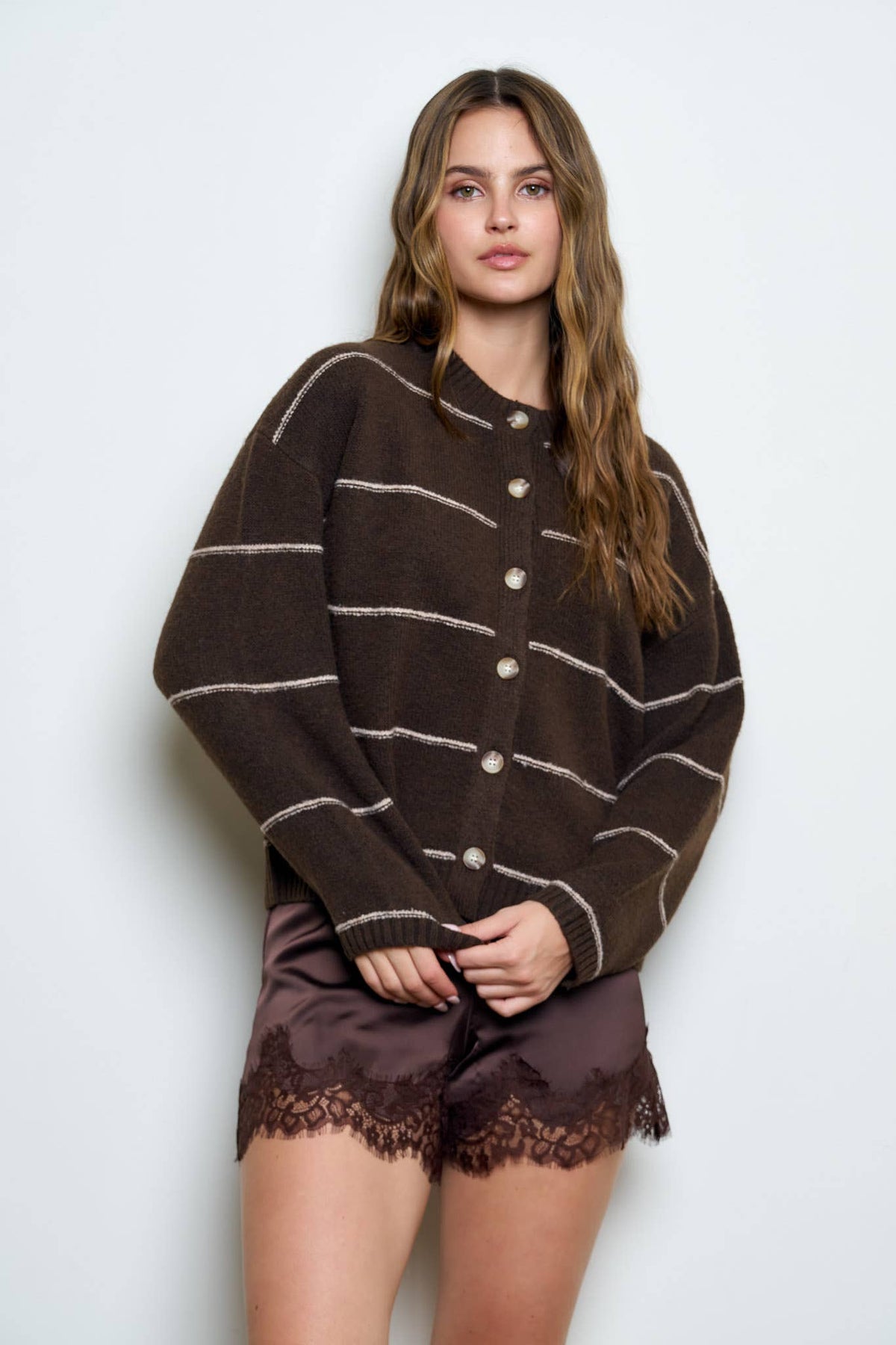 THE HERITAGE STRIPE CARDIGAN