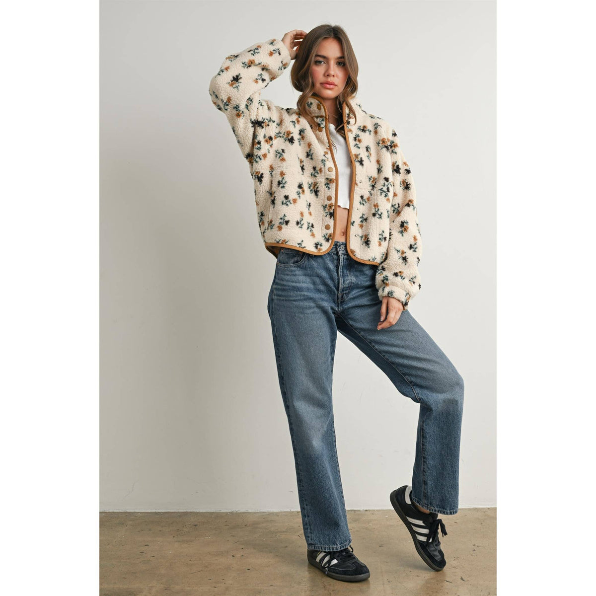 THE FLEECE BUTTON UP