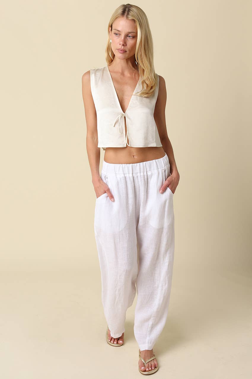THE RELAXED LINEN PANT