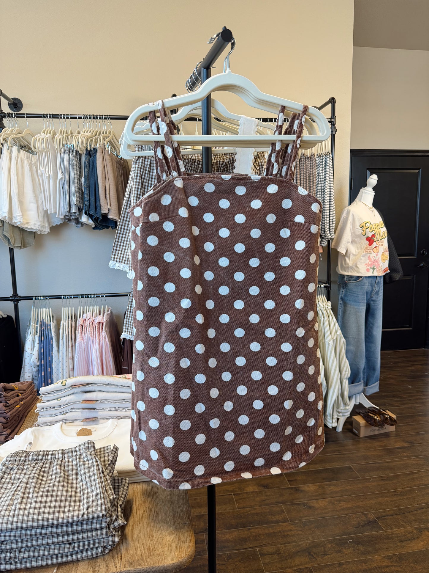 THE POLKA DOT MINI DRESS
