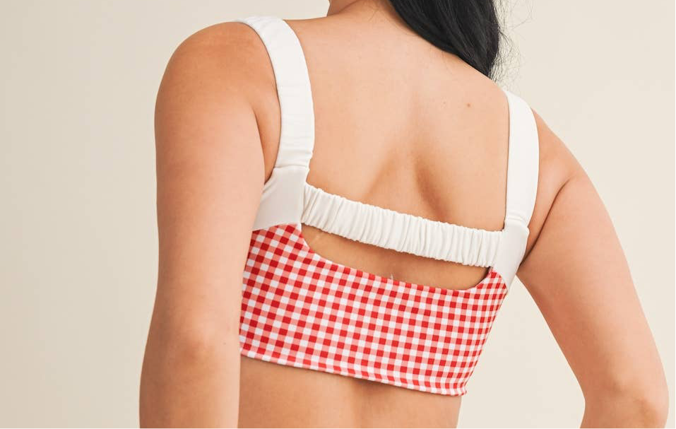 THE PICNIC SCRUNCH BRA