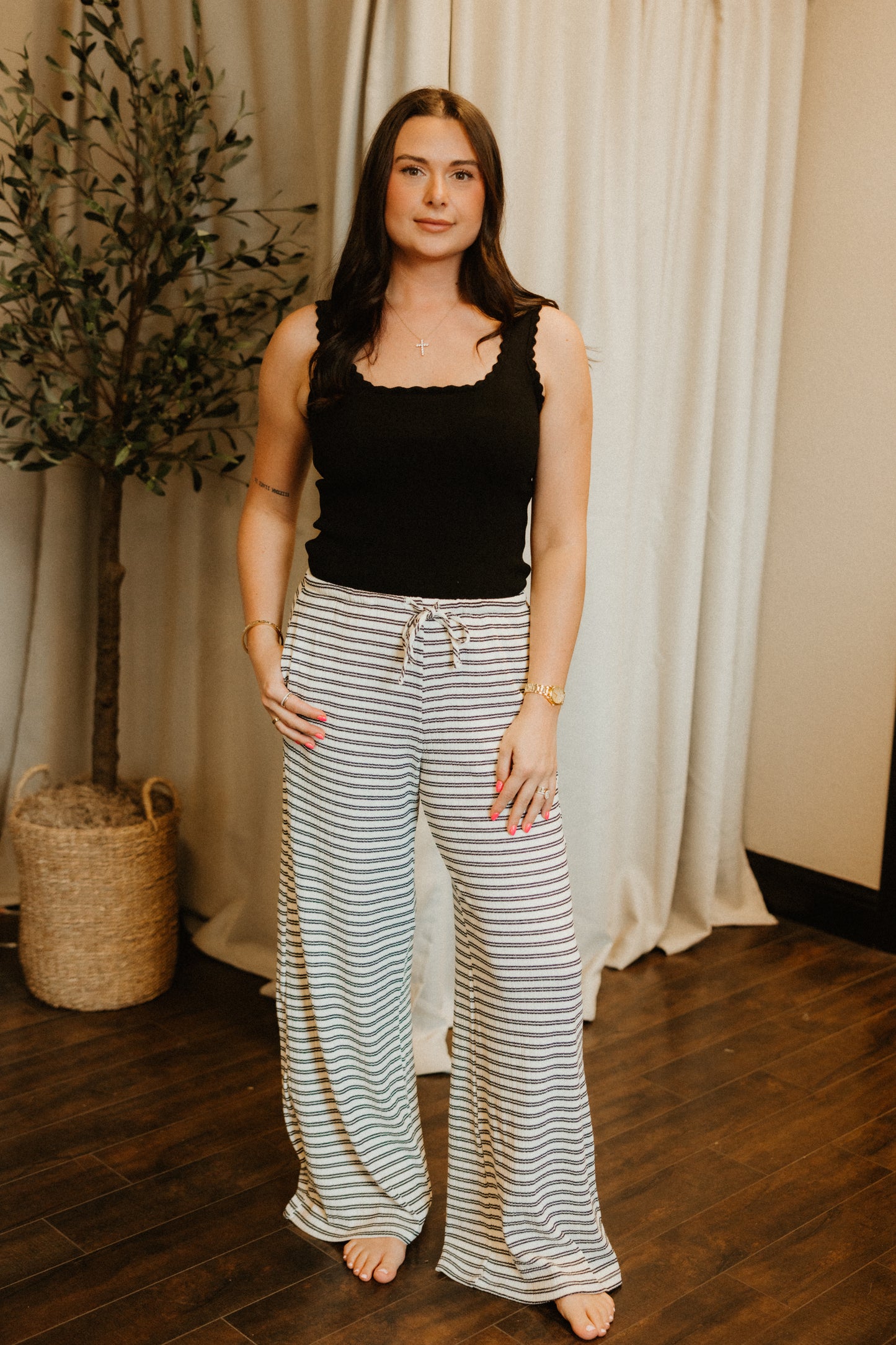 THE SOHO STRIPE LOUNGE PANT