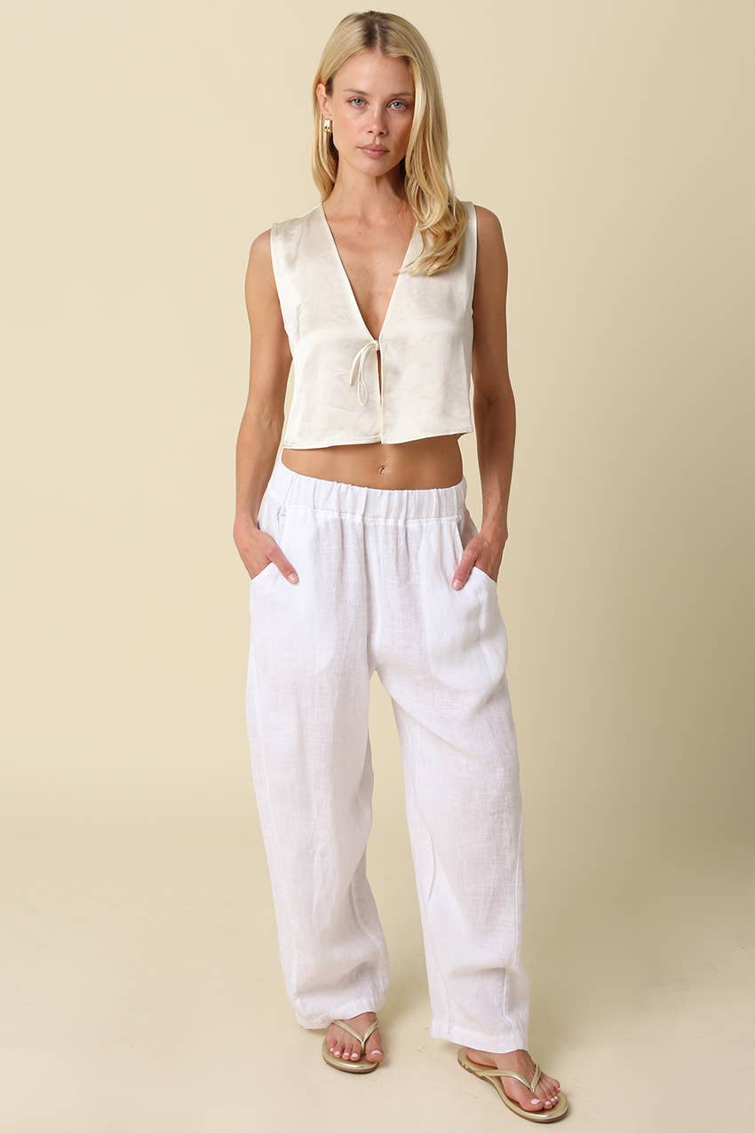 THE RELAXED LINEN PANT