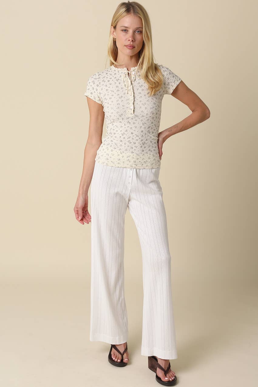 THE POINTELLE LOUNGE PANT