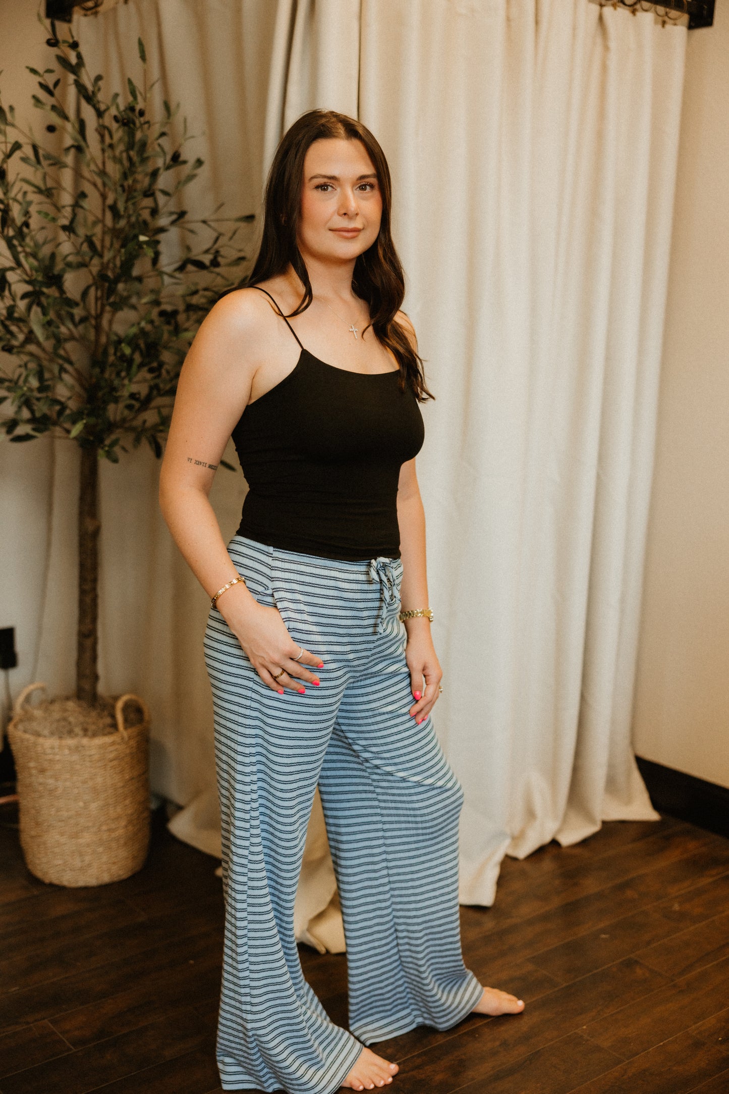THE SOHO STRIPE LOUNGE PANT
