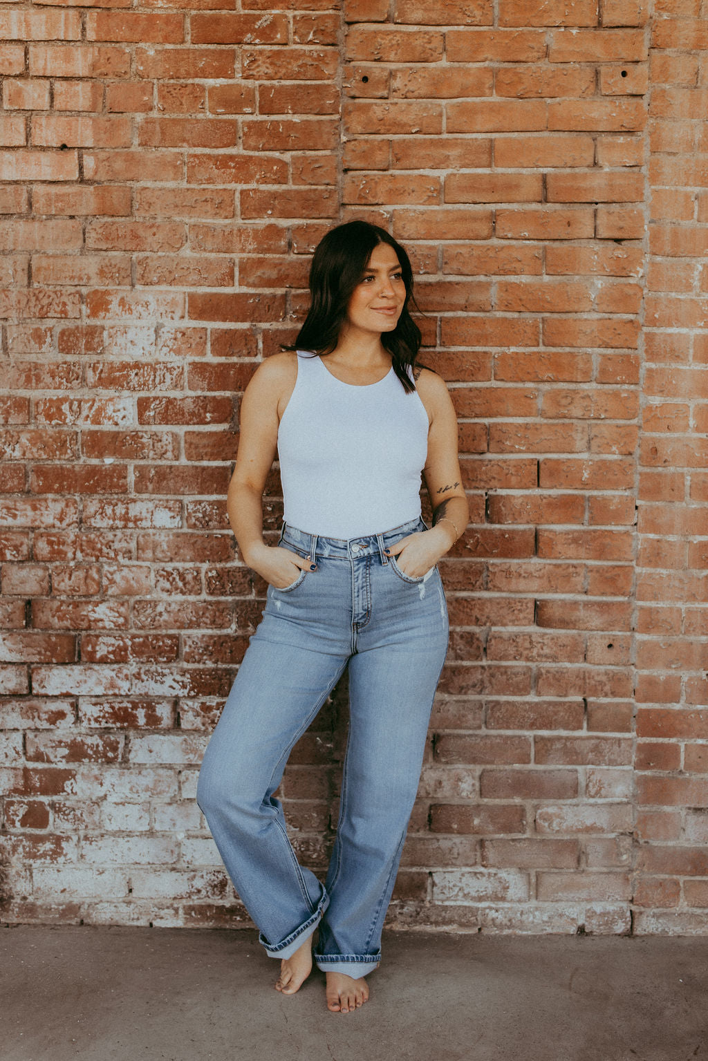 THE MILLER JEAN - HIGH RISE STRAIGHT (stretch)