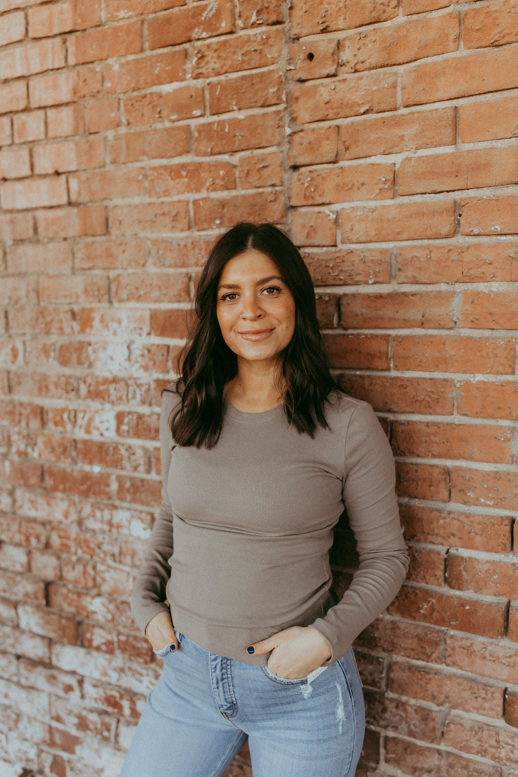 THE EVERYDAY RIBBED LONG SLEEVE