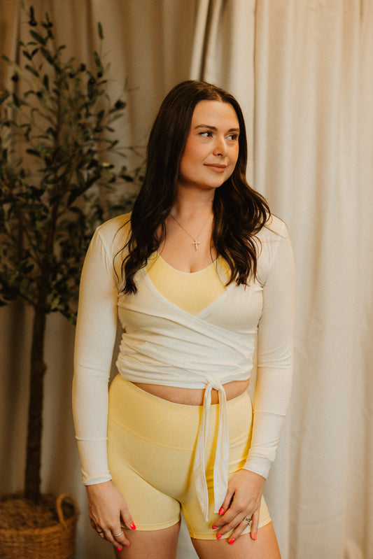 THE GRACE WRAP TOP