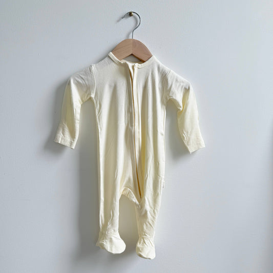 BAMBOO ZIP PJ | Ivory