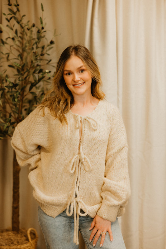 THE SANDSTONE KNIT CARDIGAN