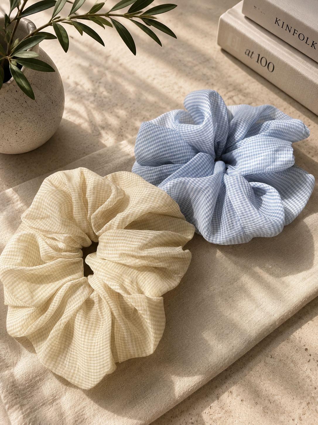 THE GINGHAM MEGA SCRUNCHIE