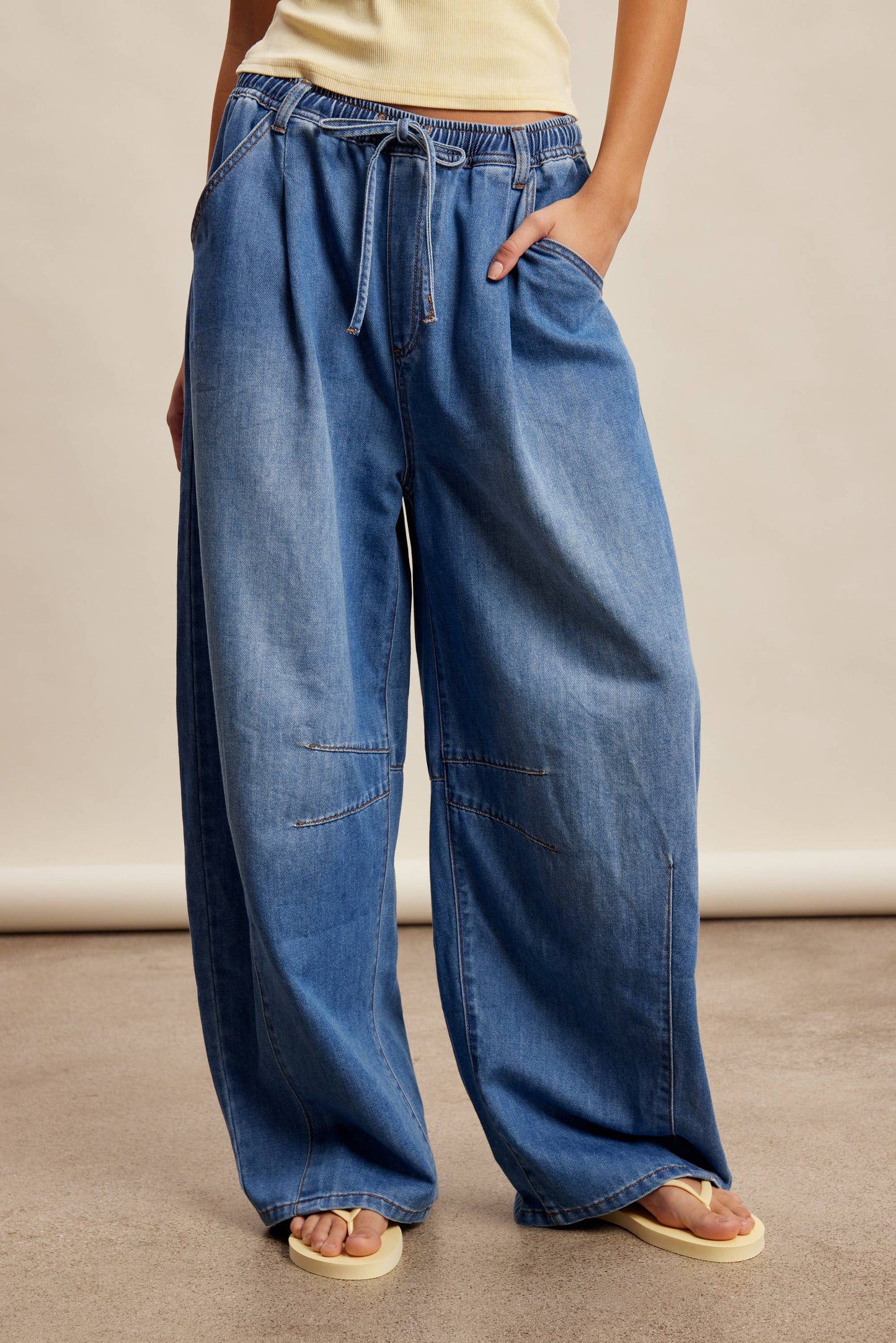 THE SAWYER PULL ON DENIM PANT