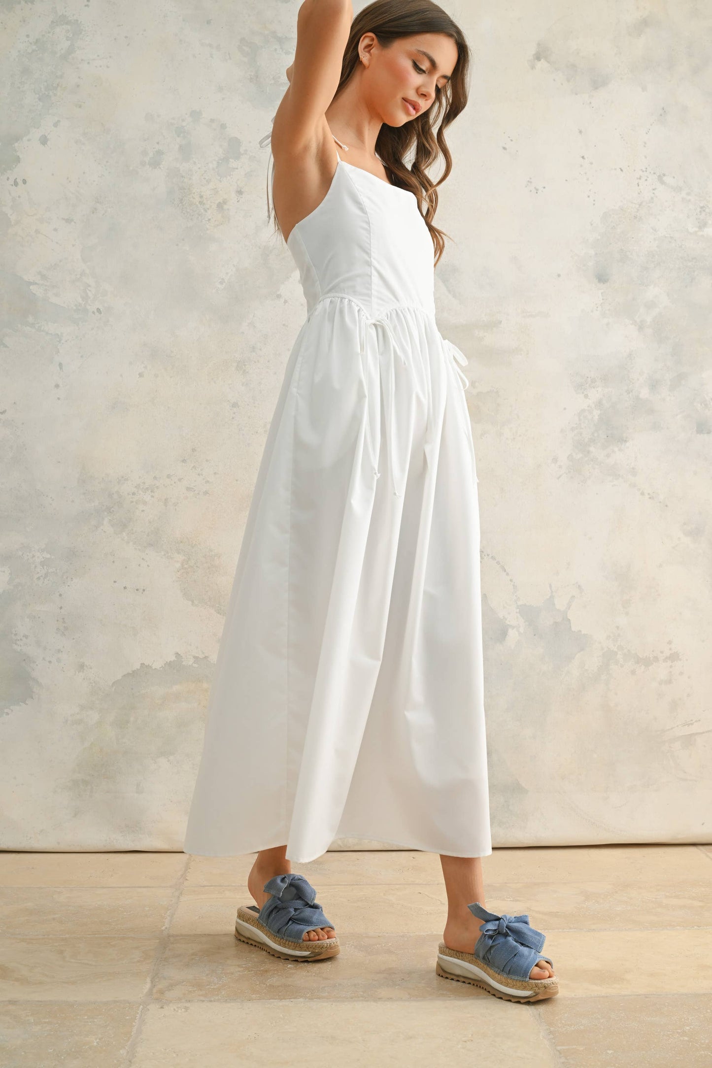 THE EVERLY BOW MIDI DRESS