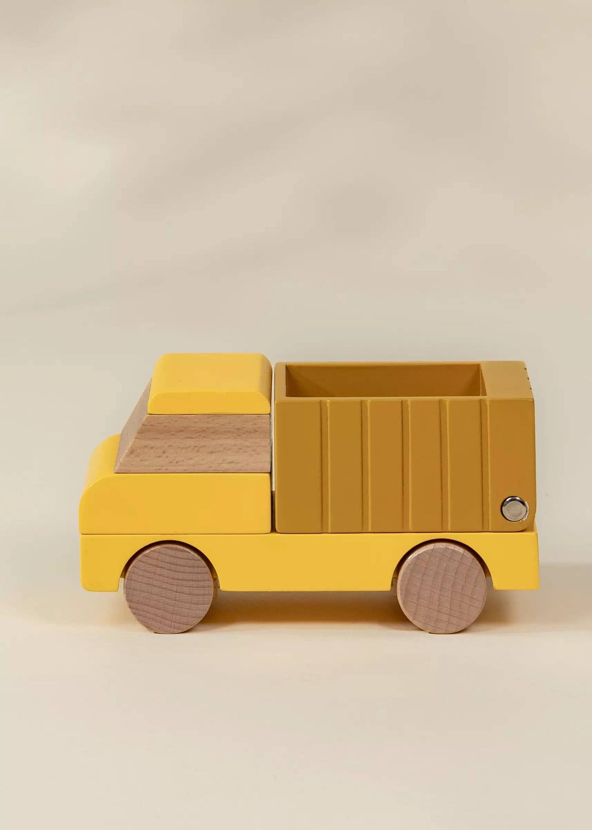 THE WOODEN CONSTRUCTION VEHICLE - DUMP TRUCK