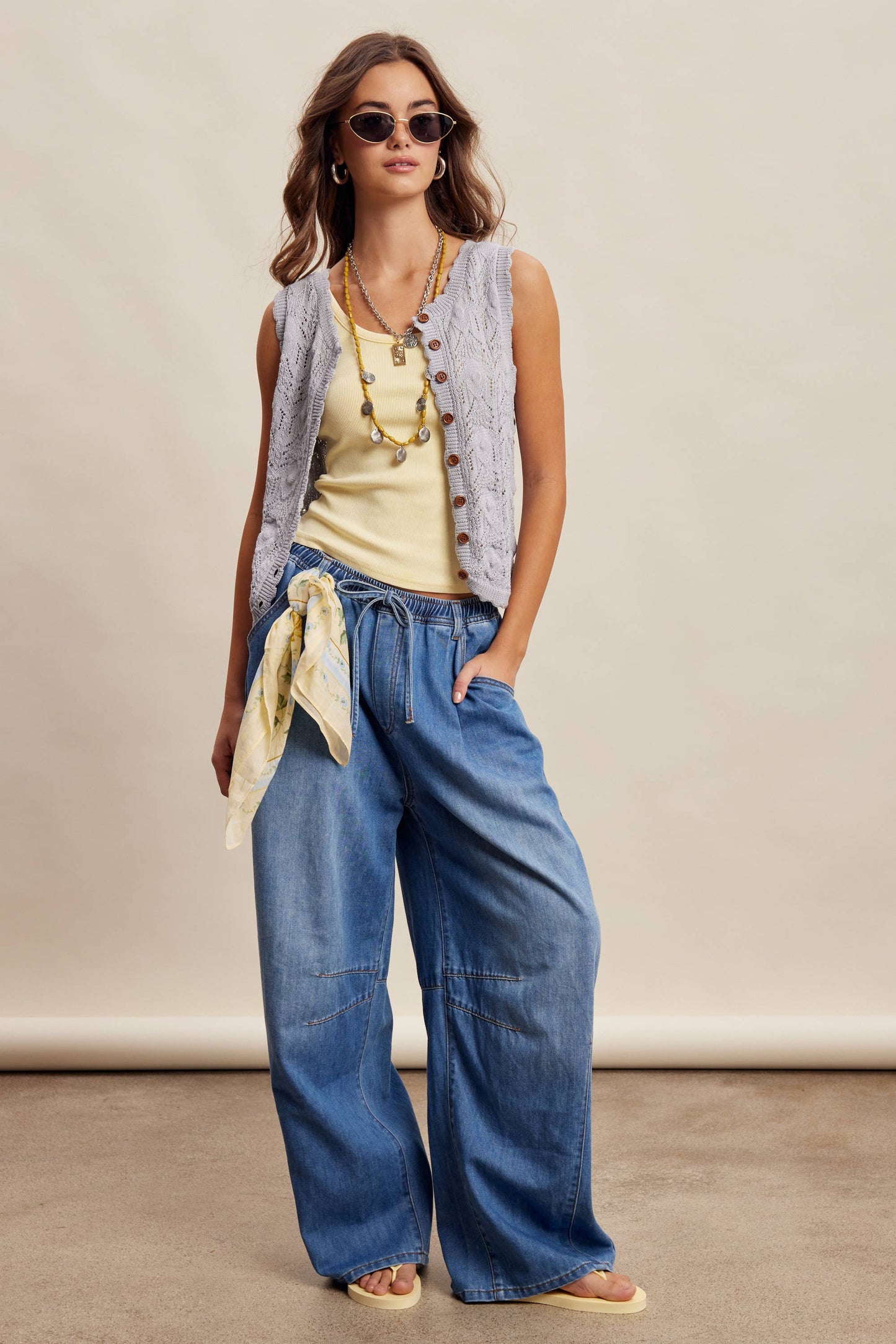 THE SAWYER PULL ON DENIM PANT