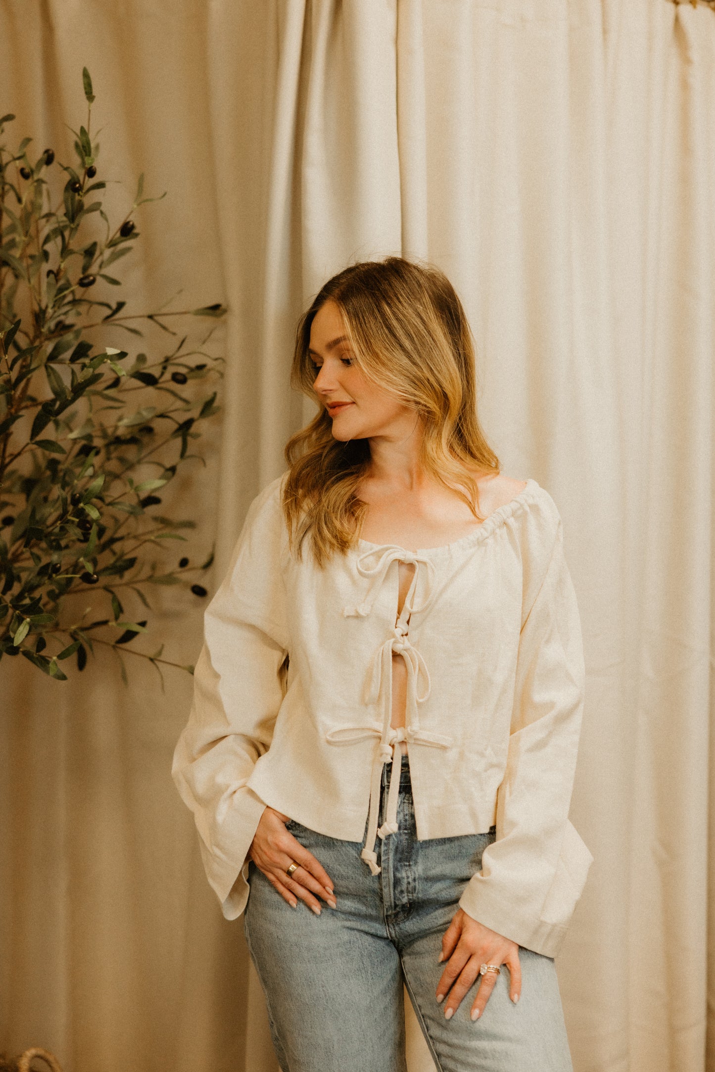 THE SEABROOK TIE TOP