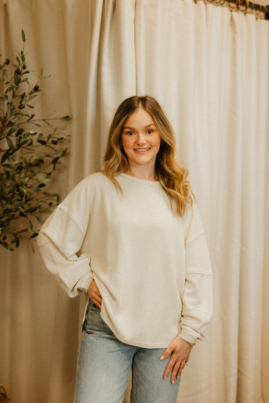 THE EXPOSED SEAM LONG SLEEVE