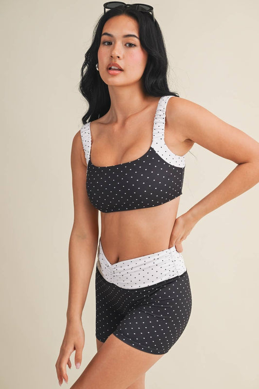 THE POLKA DOT SCRUNCH BRA