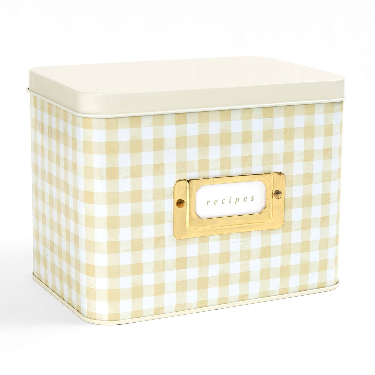 THE GINGHAM RECIPE TIN BOX