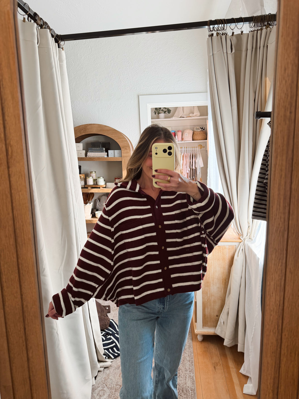 THE FRANKIE STRIPE CARDIGAN