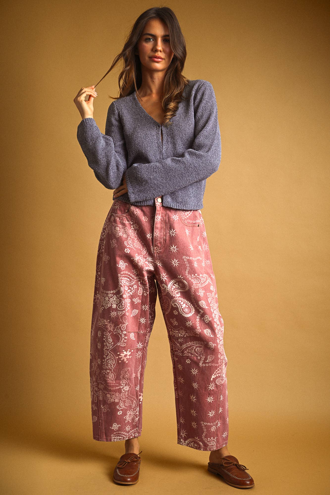 THE SIENNA BARREL PANT