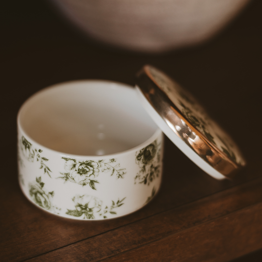 TRINKET DISH | GREEN DELFT