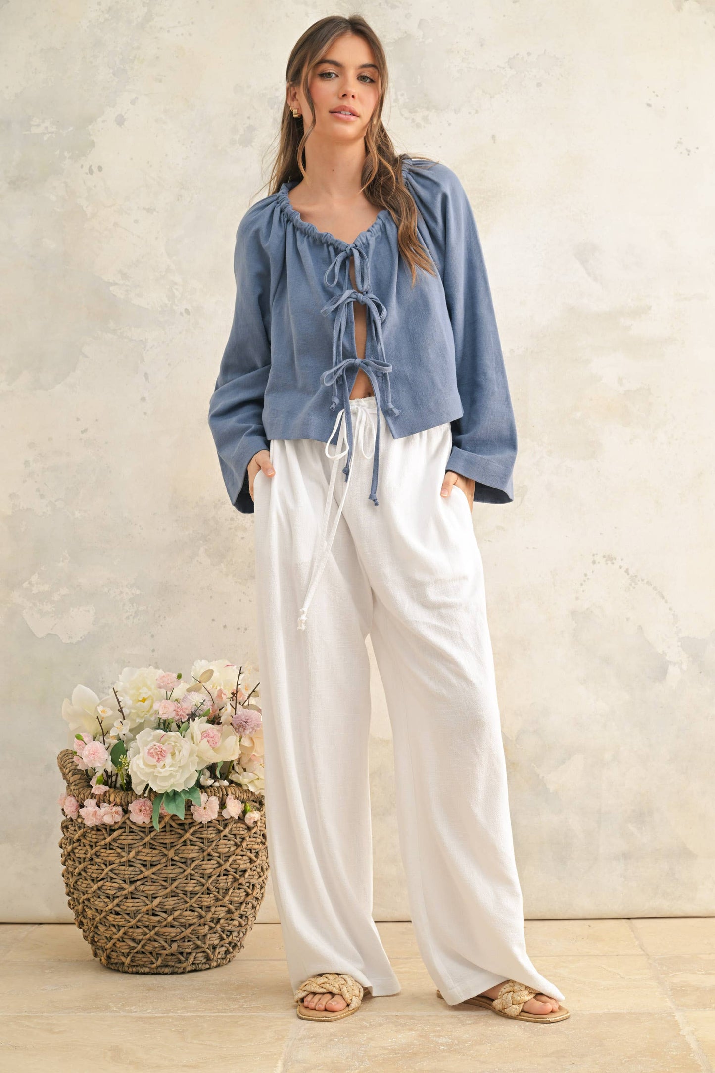 THE SEABROOK TIE TOP