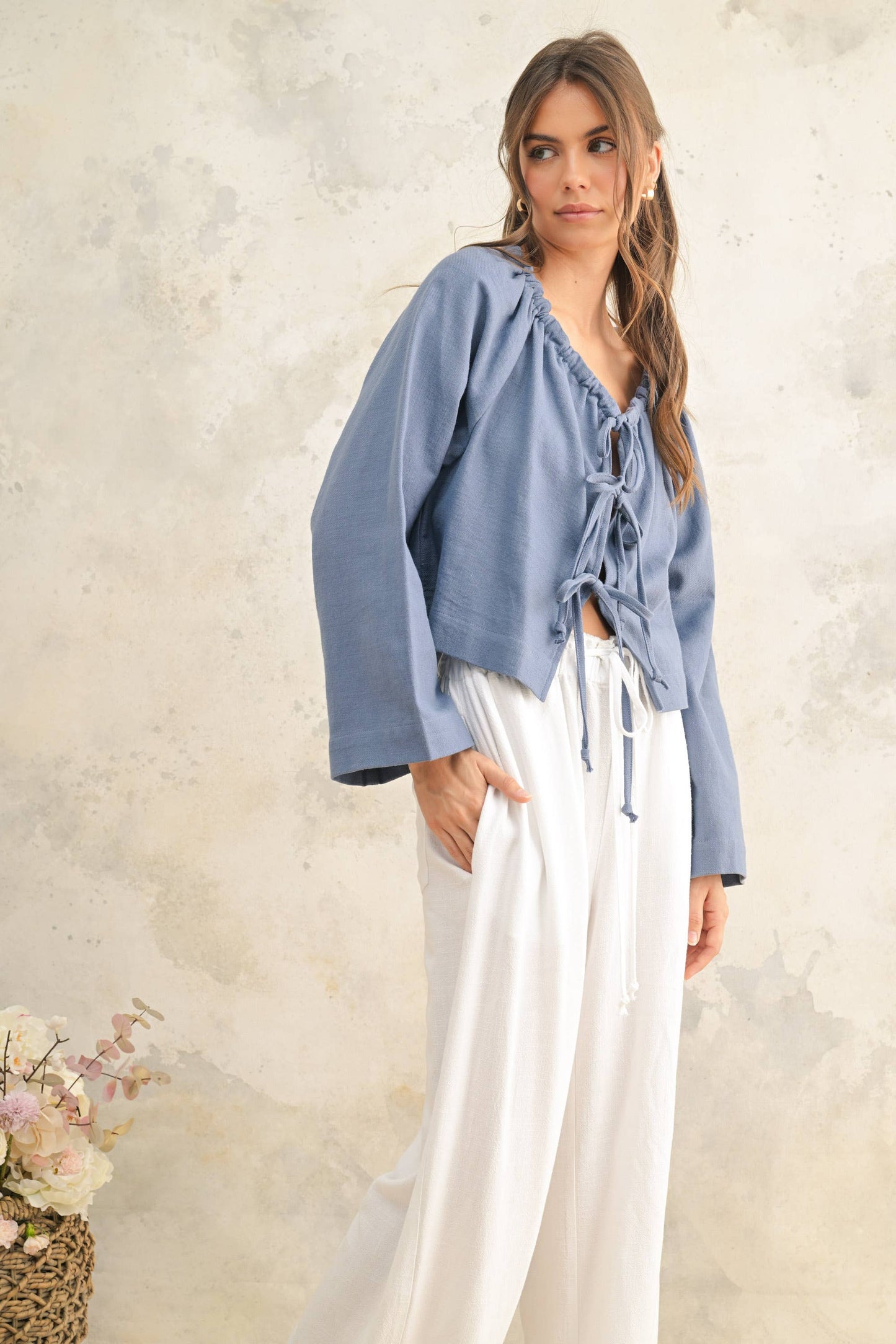 THE SEABROOK TIE TOP