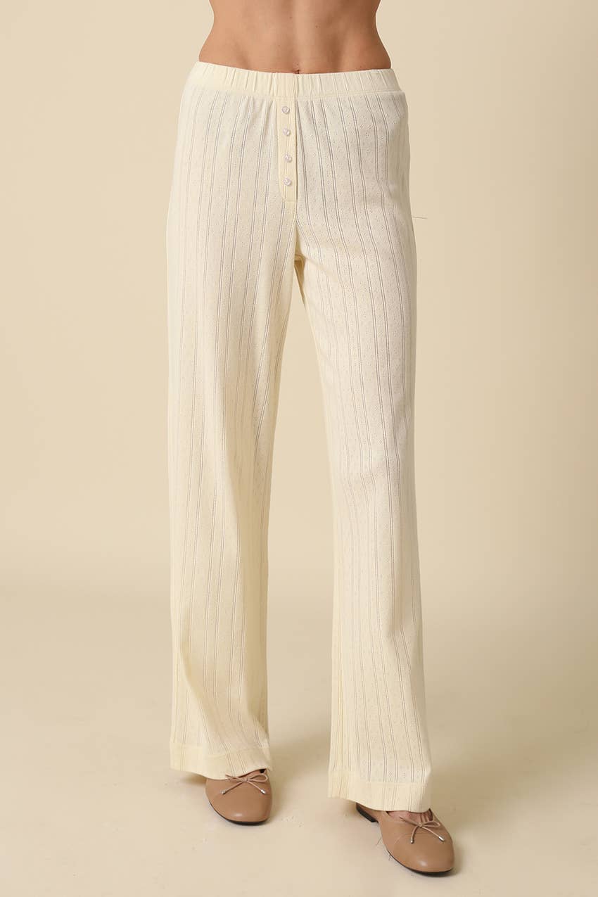 THE POINTELLE LOUNGE PANT