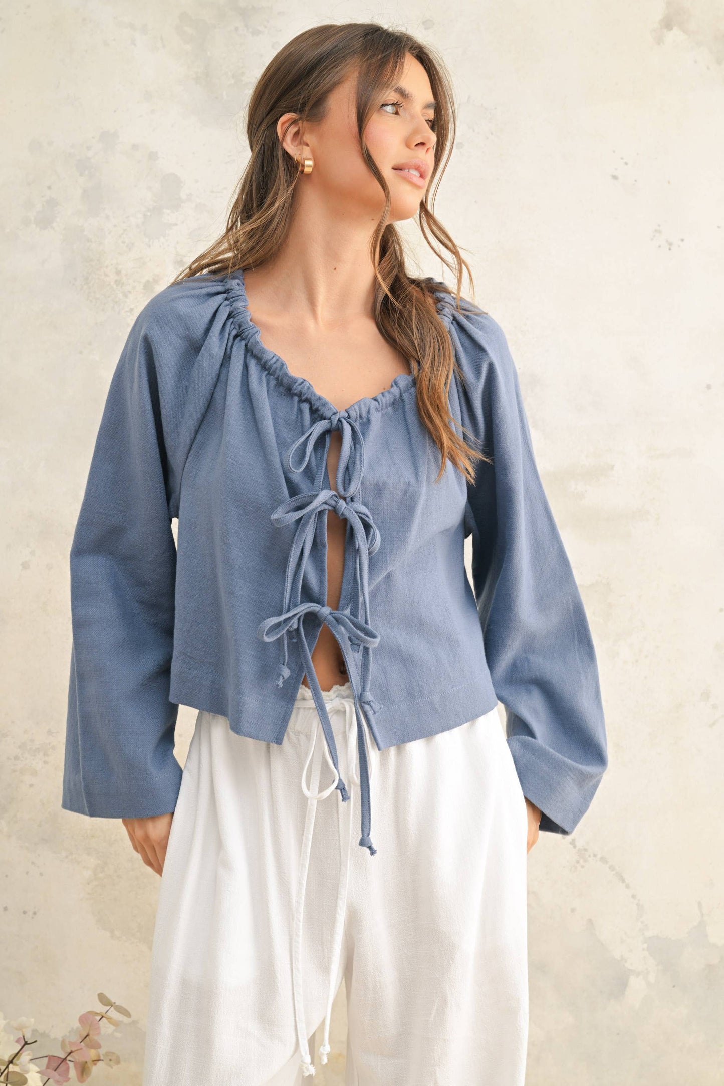 THE SEABROOK TIE TOP