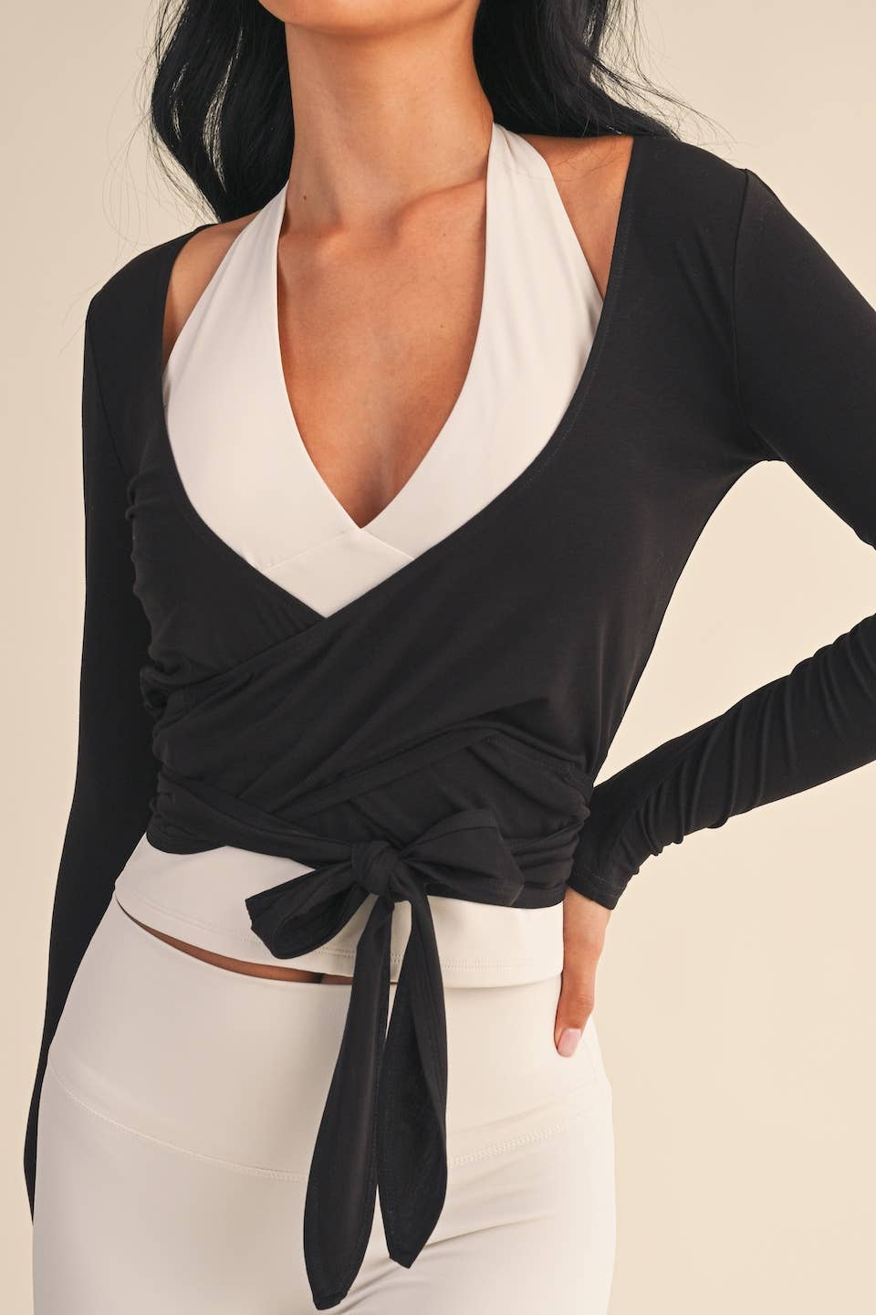 THE GRACE WRAP TOP