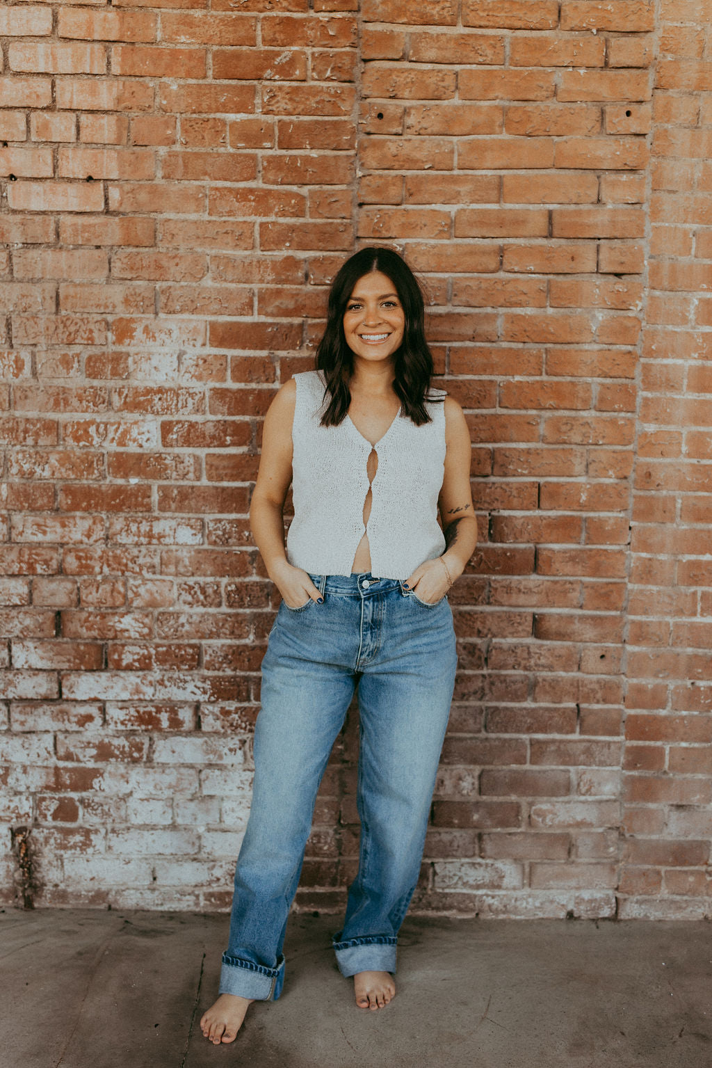 THE WILLOW JEAN - TAPERED MID RISE BAGGY JEANS