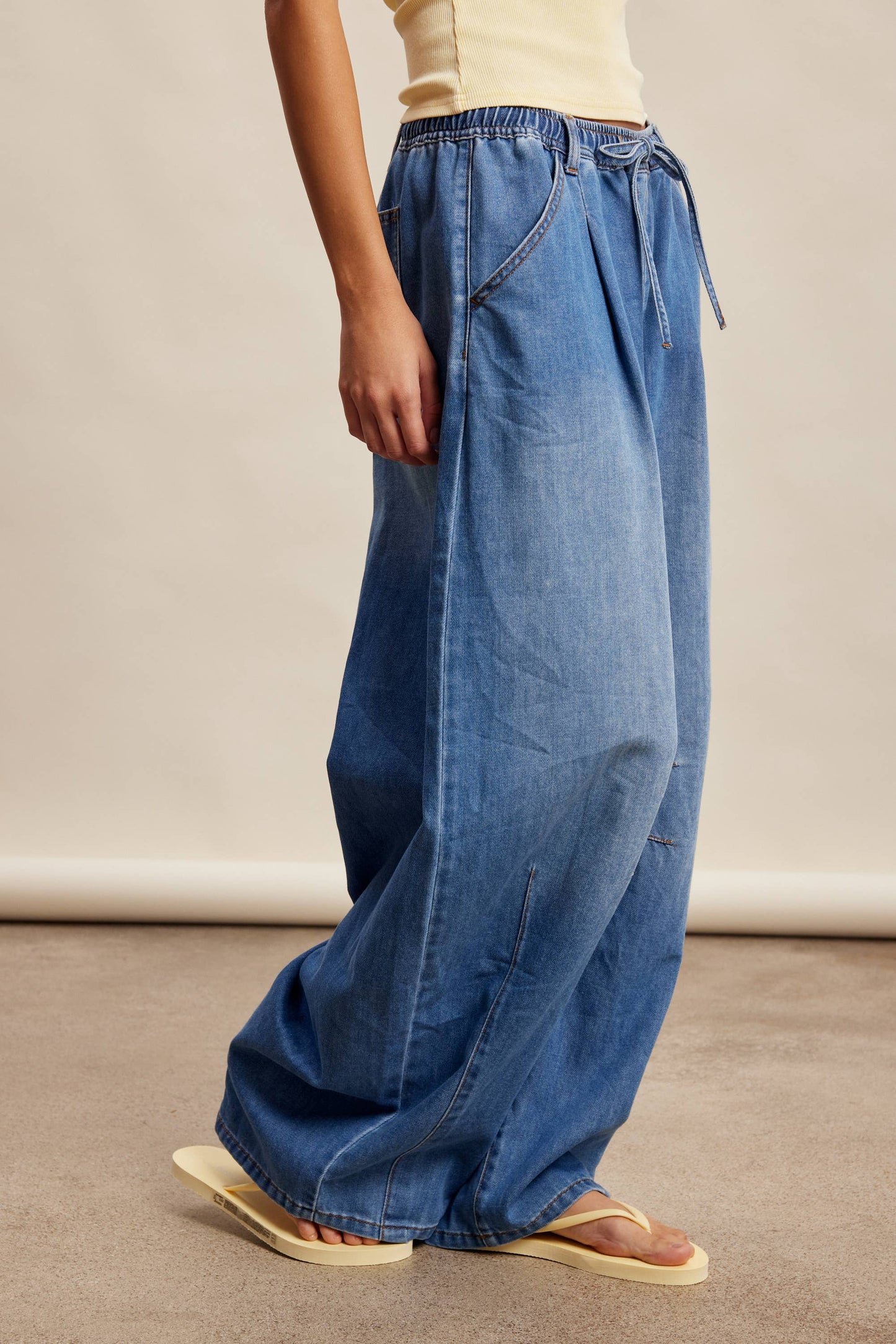 THE SAWYER PULL ON DENIM PANT