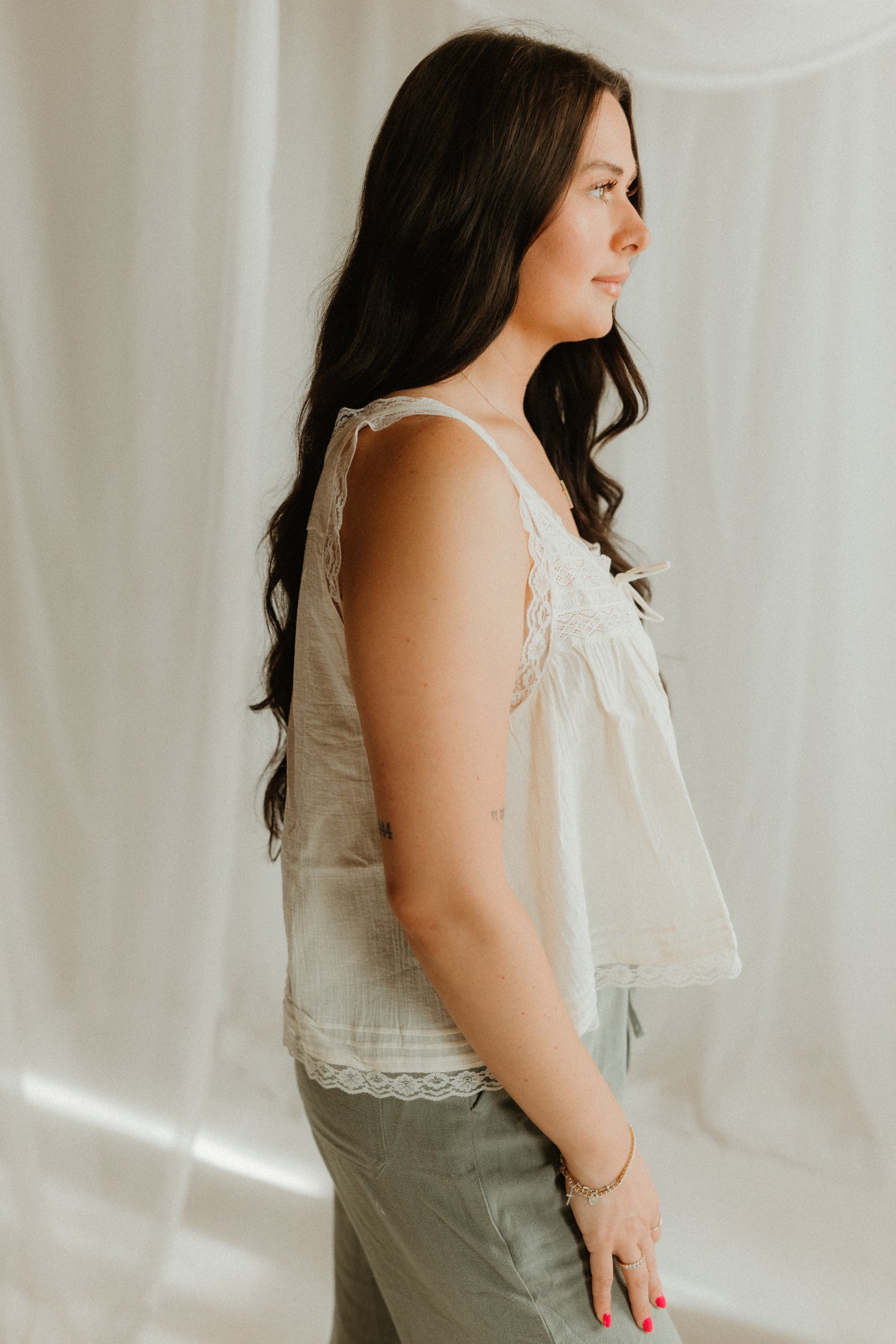 THE LILA LACE TANK