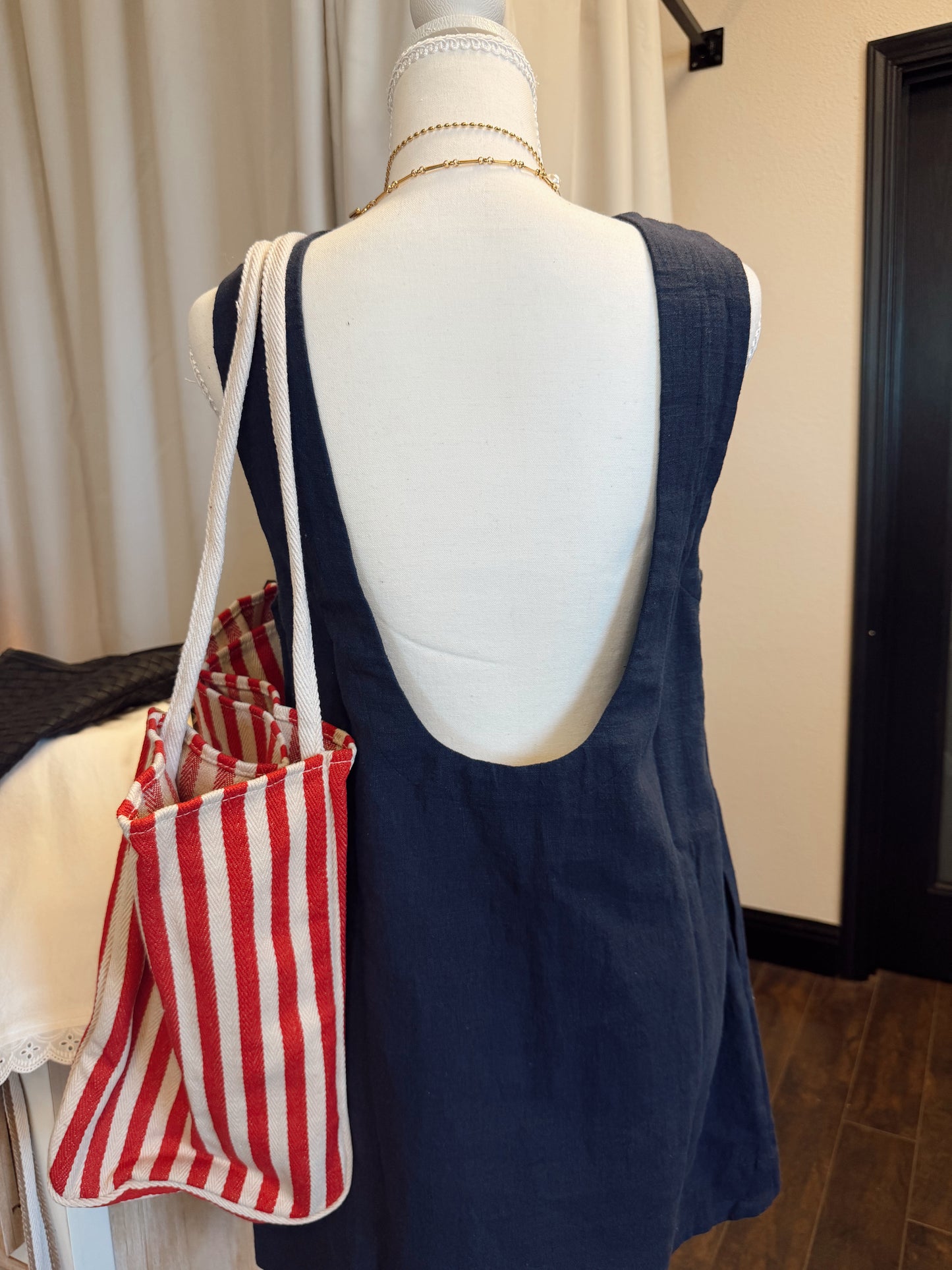 THE OPEN BACK MINI DRESS