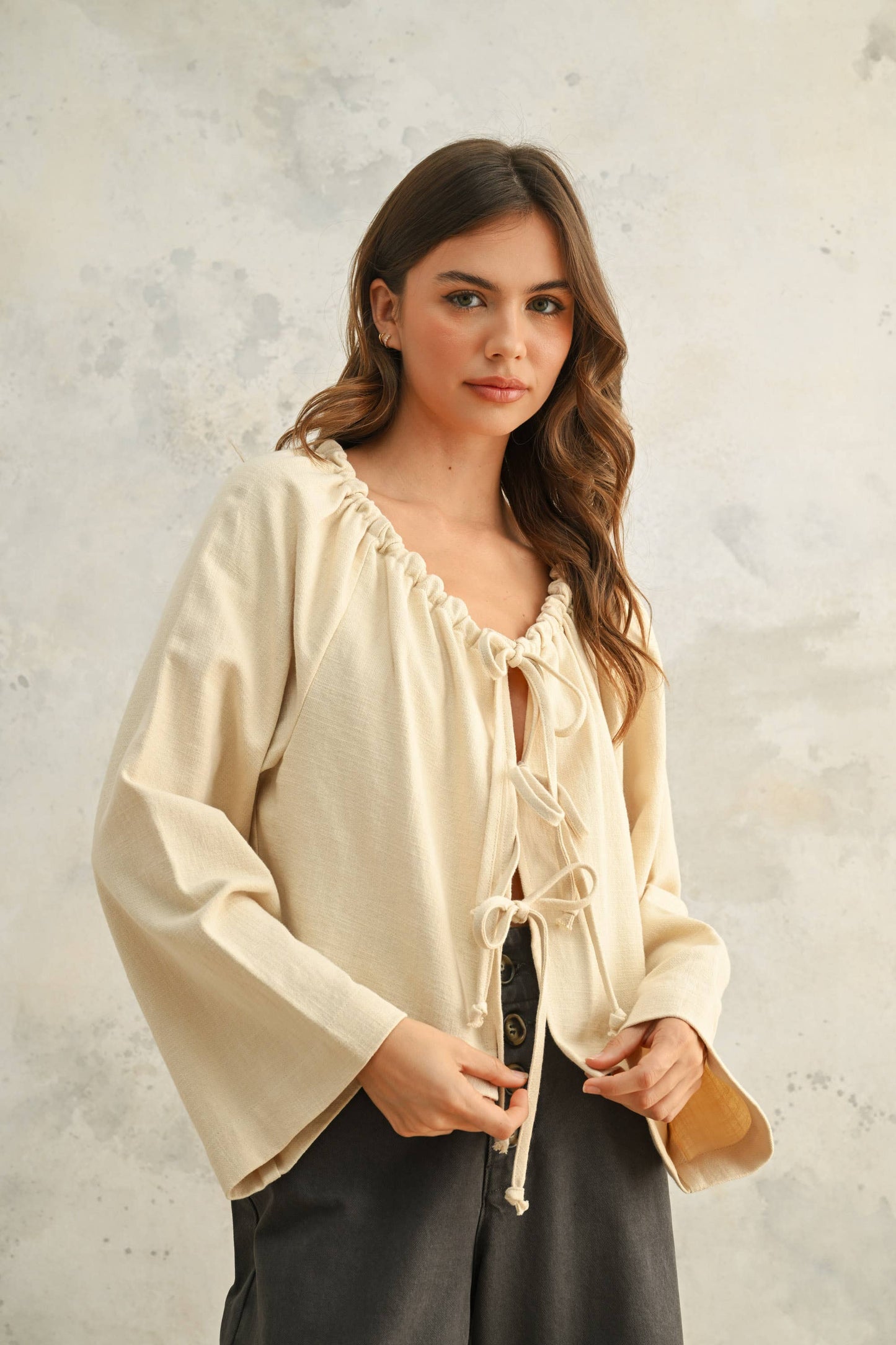THE SEABROOK TIE TOP