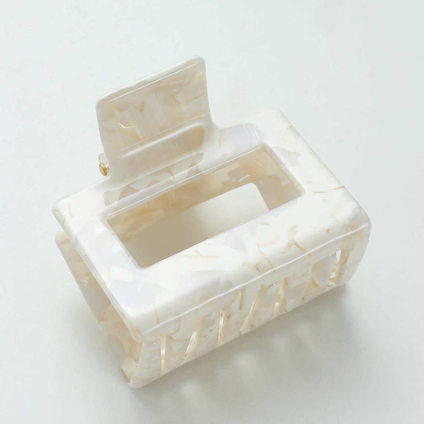 THE IVORY MARBLE CLAW CLIPS