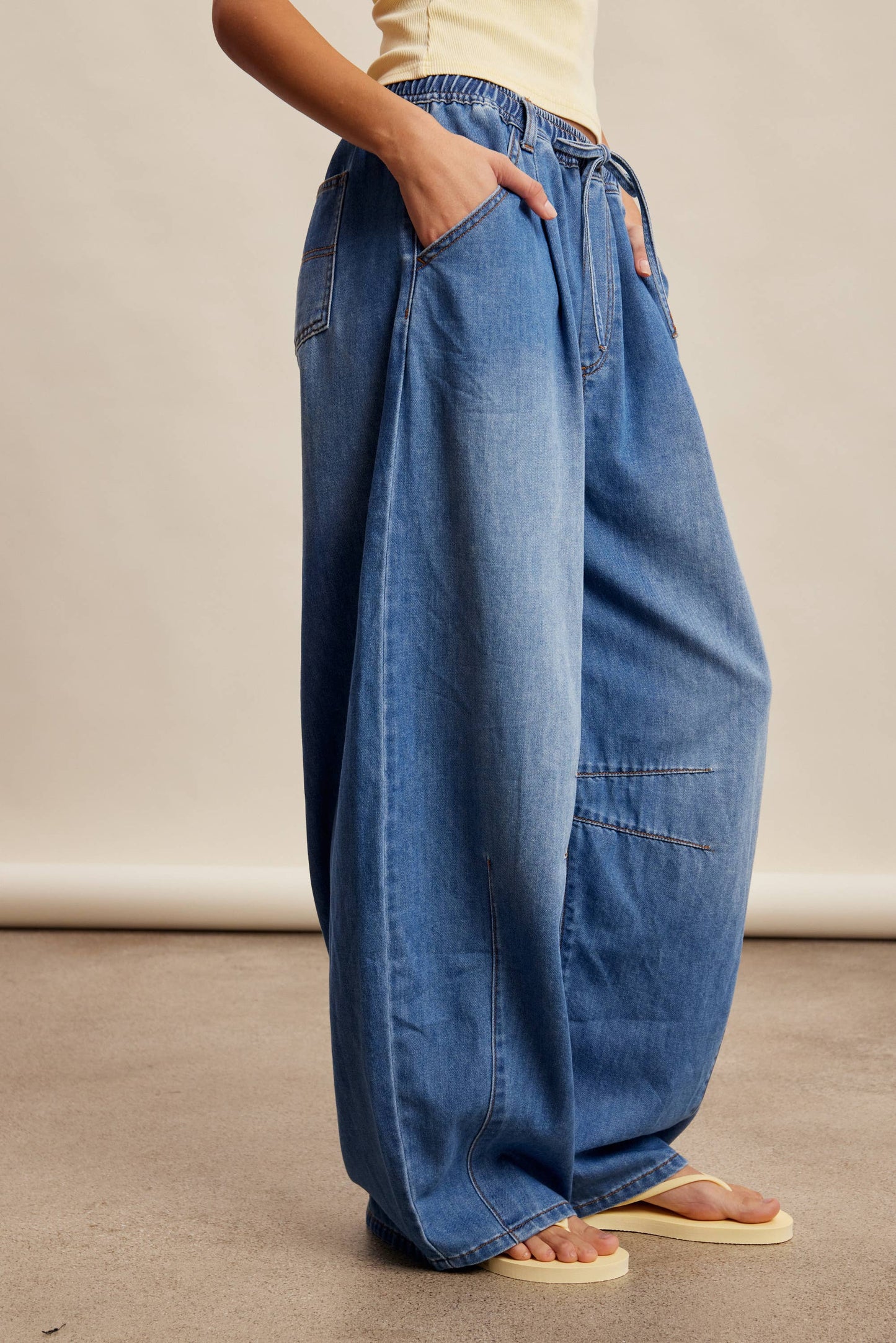 THE SAWYER PULL ON DENIM PANT