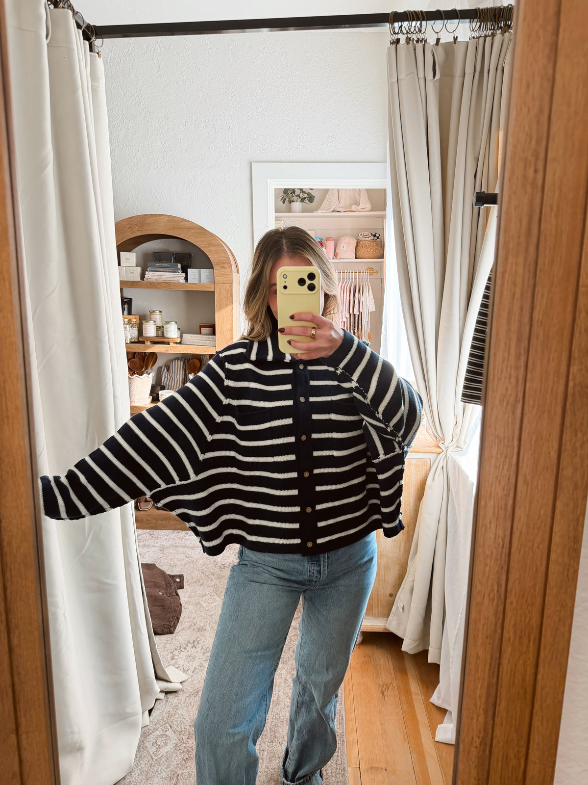 THE FRANKIE STRIPE CARDIGAN