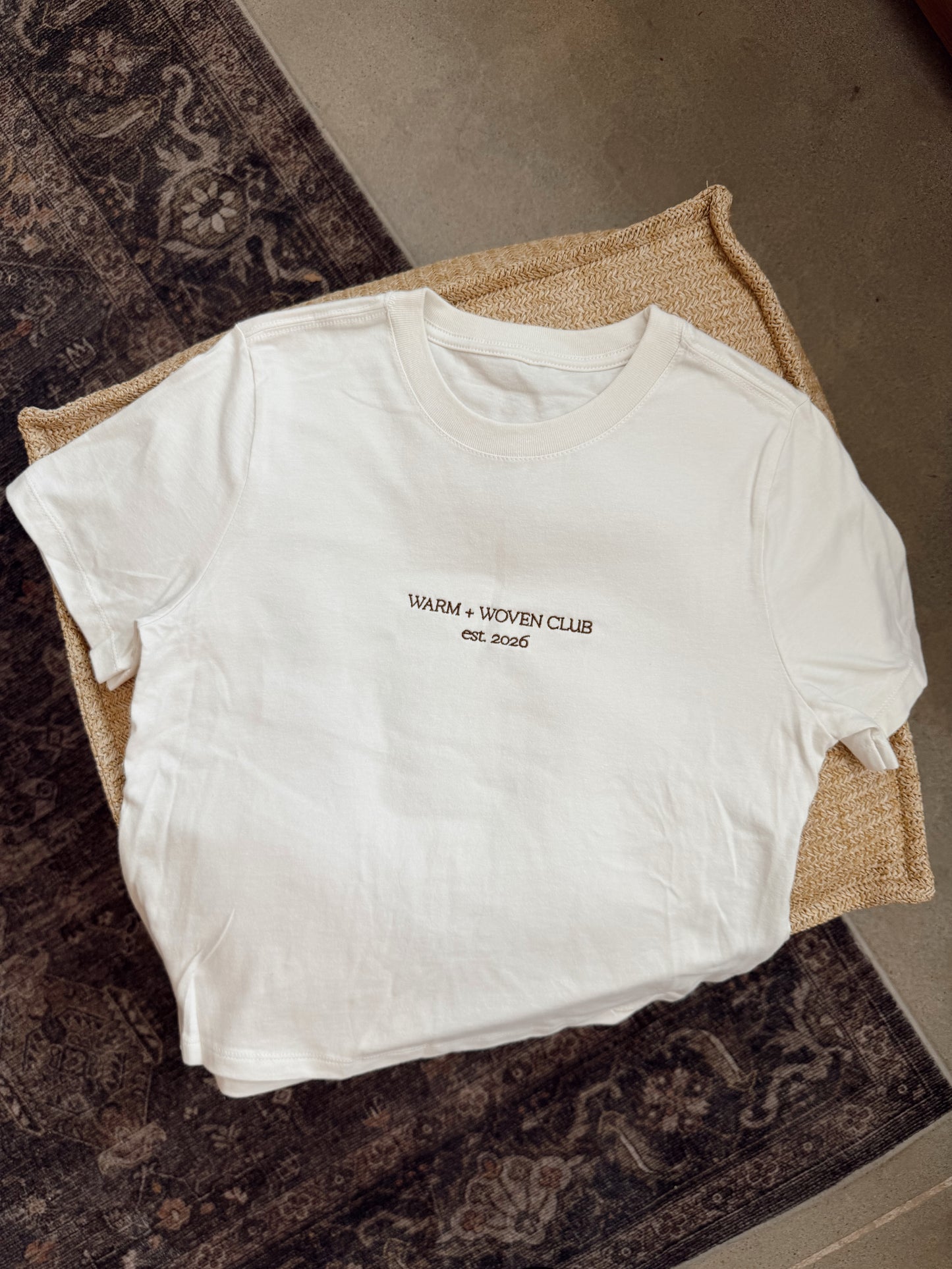 THE WARM + WOVEN BOXY TEE