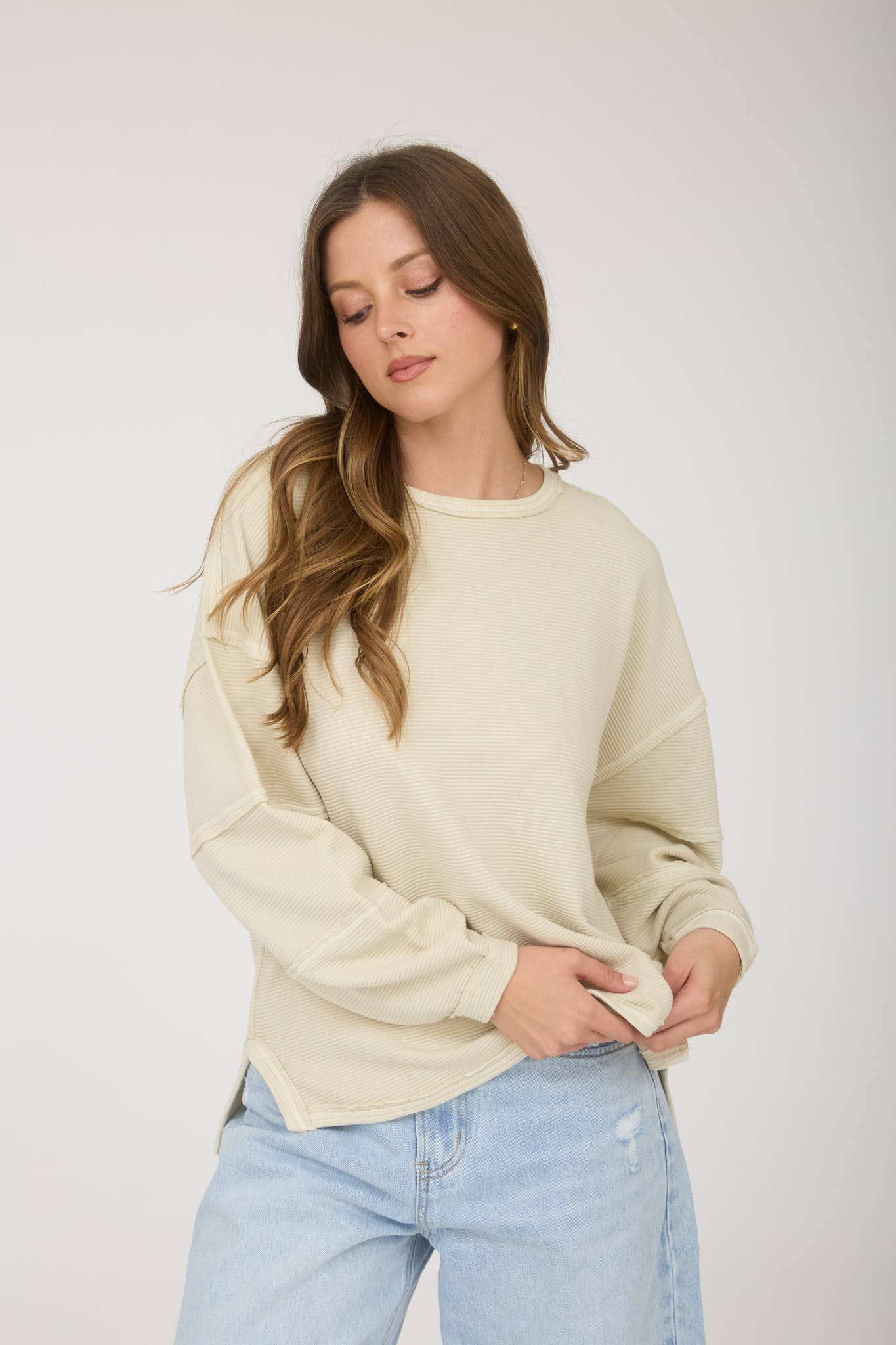 THE EXPOSED SEAM LONG SLEEVE