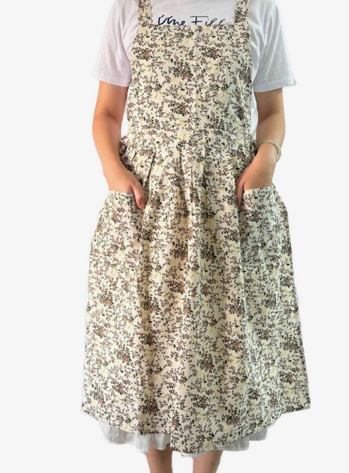 THE COTTON FLORAL APRON