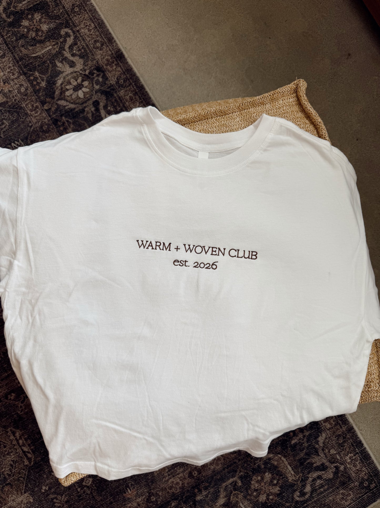 THE WARM + WOVEN OVERSIZED TEE